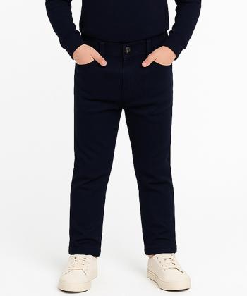 شلوار کتان راسته بچگانه یو اس پولو کیدز کد 1026C1