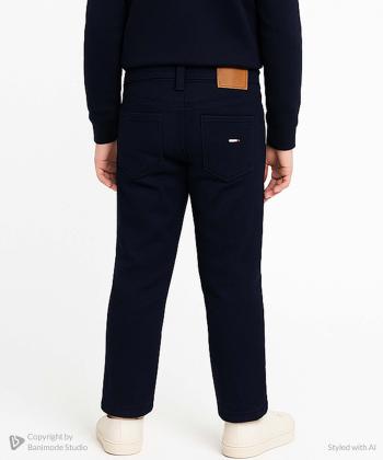 شلوار کتان راسته بچگانه یو اس پولو کیدز کد 1026C1