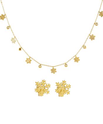 نیم ست دانه برفی زنانه استیل ستراس مدل 138