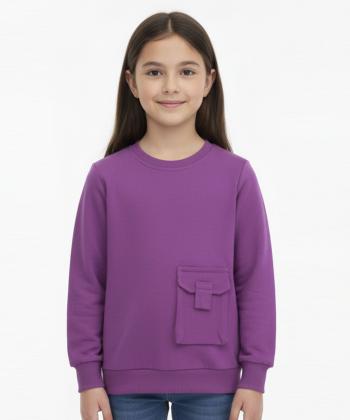 سویشرت نخی دخترانه مادر مدل MA67