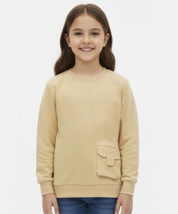 سویشرت نخی دخترانه مادر مدل MA67