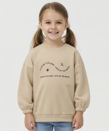 سویشرت نخی دخترانه مادر مدل MA78