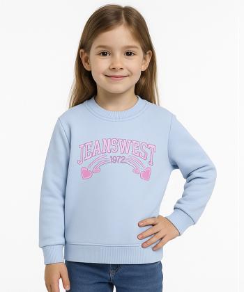 سویشرت نخی دخترانه جین وست مدل 43671507