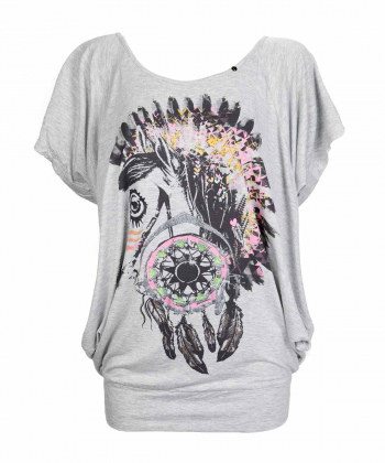 بلوز زنانه اونلی Only مدل Zebra Jersey