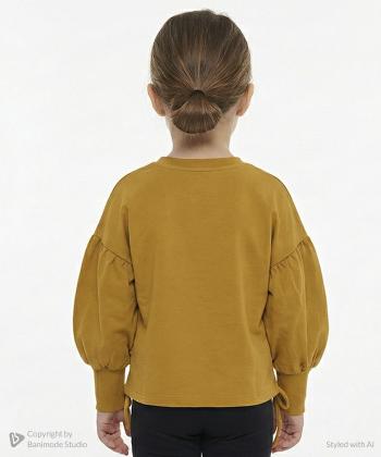 سویشرت نخی دخترانه مرینو مدل 1399