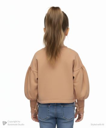 سویشرت نخی دخترانه مرینو مدل 1399