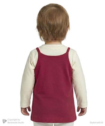 ست لباس دخترانه مرینو مدل 1423