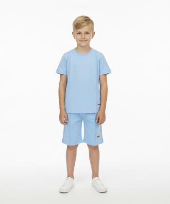 ست تیشرت و شلوارک نخی پسرانه مادر مدل Edward