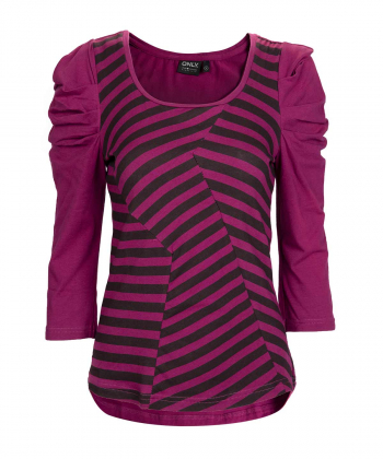 بلوز آستین بلند برند پی لس Brand Payless مدل Stripe Jersey