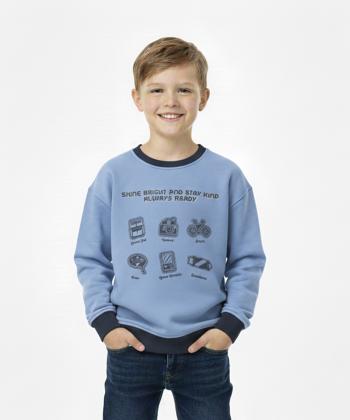 سویشرت  پسرانه جین وست مدل 44571502