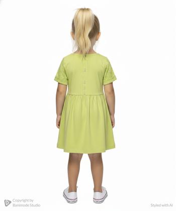 پیراهن آستین کوتاه دخترانه جوتی جینز مدل 41043201