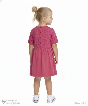 پیراهن آستین کوتاه دخترانه جوتی جینز مدل 41043201