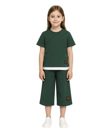 ست تیشرت و شلوارک دخترانه مادر مدل Kalin