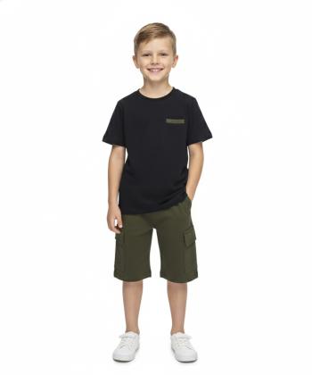 ست تیشرت و شلوارک نخی پسرانه مادر مدل Neon