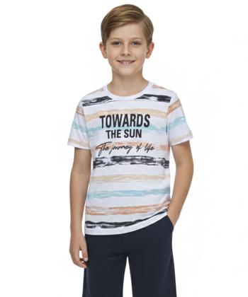 ست تیشرت و شلوارک نخی پسرانه مادر مدل MA40K