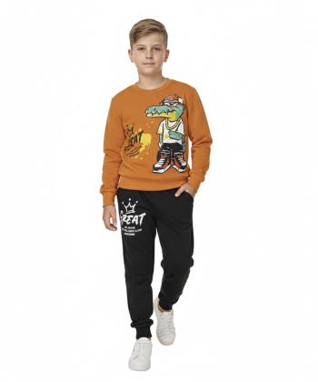 ست سویشرت و شلوار پسرانه کیوتی کالکشن مدل 3587