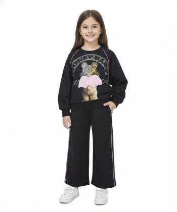 ست سویشرت و شلوار دخترانه کیوتی کالکشن مدل 3577