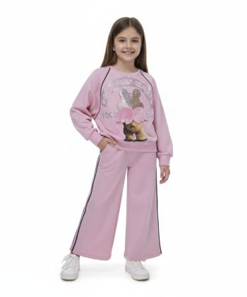 ست سویشرت و شلوار دخترانه کیوتی کالکشن مدل 3577