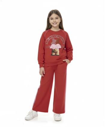 ست سویشرت و شلوار دخترانه کیوتی کالکشن مدل 3577