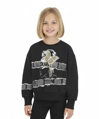 سویشرت نخی دخترانه کیوتی کالکشن مدل 3592