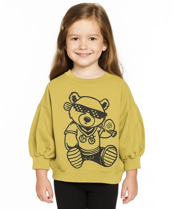 سویشرت نخی دخترانه نونا مدل 1-11634