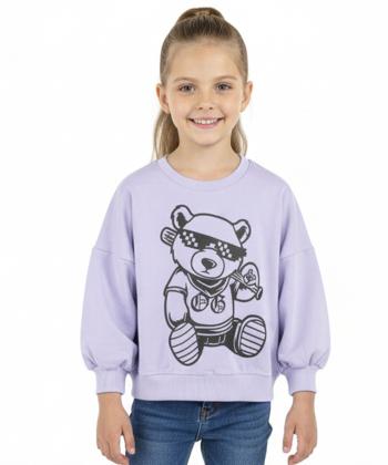 سویشرت نخی دخترانه نونا مدل 1-11634