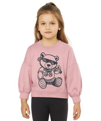 سویشرت نخی دخترانه نونا مدل 1-11634