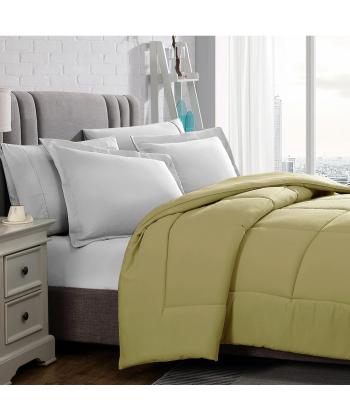 لحاف يك نفره لايت طرح مربع نوپه هوم NOPE HOME كد L28