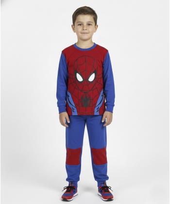 ست تیشرت و شلوار نخی راحتی پسرانه بانی نو طرح اسپایدر من