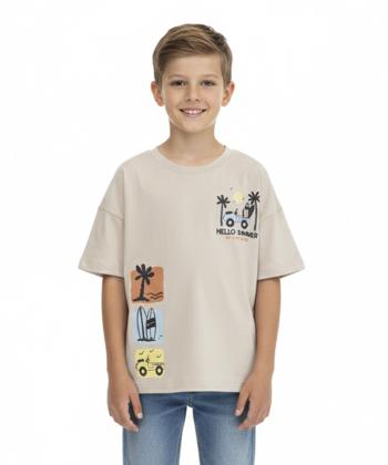 تیشرت آستین کوتاه پسرانه ملورینا مدل 41206