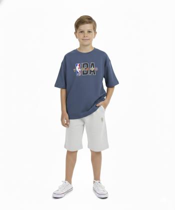 ست تیشرت و شلوارک نخی پسرانه تیتیش مدل 27998