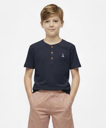 تیشرت آستین کوتاه پسرانه کوتون مدل 5SKB60035TW