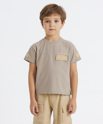 تیشرت آستین کوتاه پسرانه مرینو مدل 1718