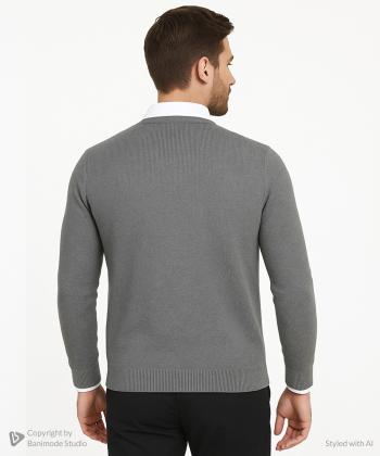 پلیور نخی مردانه جین وست مدل 23196504