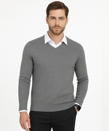 پلیور نخی مردانه جین وست مدل 23196504