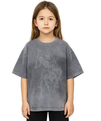 تیشرت آستین کوتاه دخترانه یو اس پولو کیدز مدل 2326C1