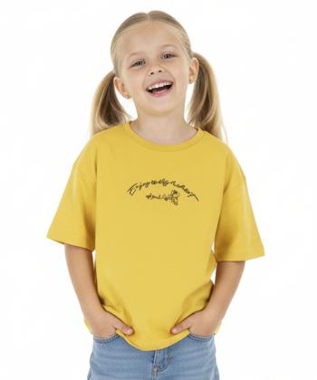 تیشرت آستین کوتاه دخترانه جوتی جینز مدل 32073263