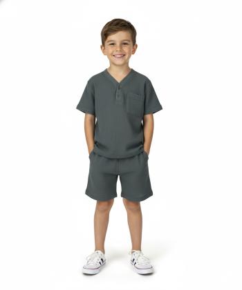 ست تیشرت و شلوارک پسرانه مادر مدل Toni