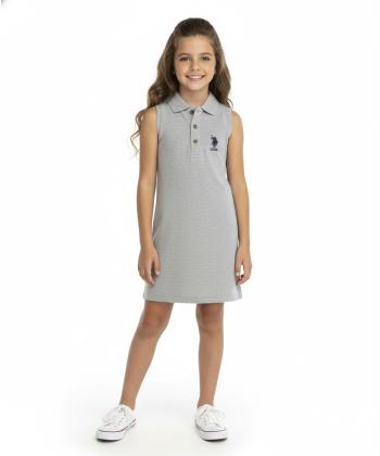 سارافون دخترانه یو اس پولو کیدز US Polo Kids کد 6013B4