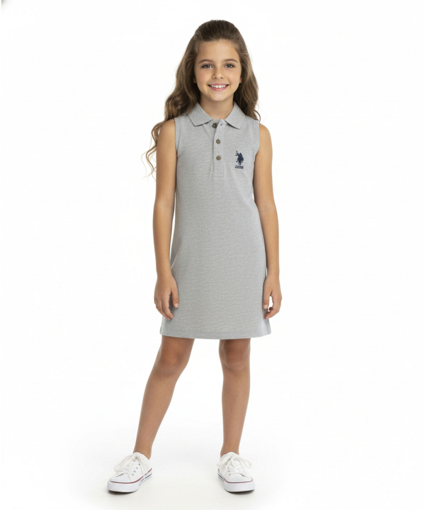 سارافون دخترانه یو اس پولو کیدز US Polo Kids کد 6013B4