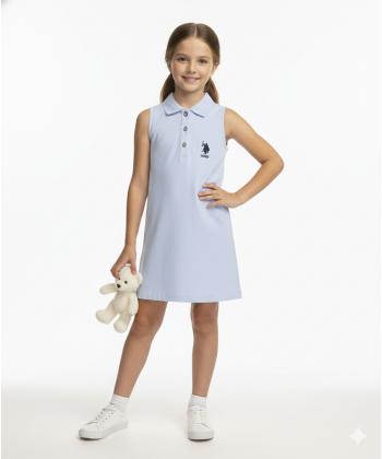 سارافون دخترانه یو اس پولو کیدز US Polo Kids کد 6013B4