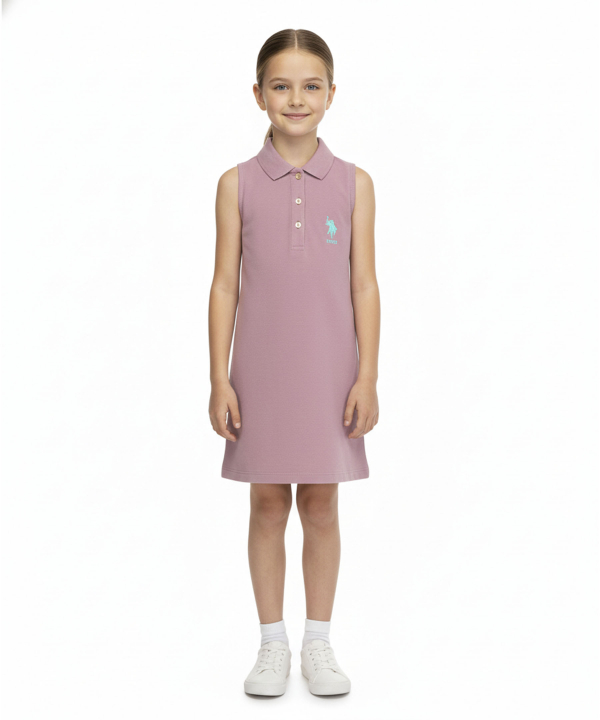 سارافون دخترانه یو اس پولو کیدز US Polo Kids کد 6013B4