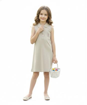 سارافون دخترانه یو اس پولو کیدز US Polo Kids کد 6013B4