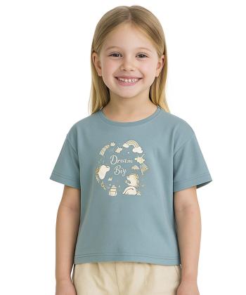 تیشرت آستین کوتاه دخترانه جوتی جینز مدل 32073259