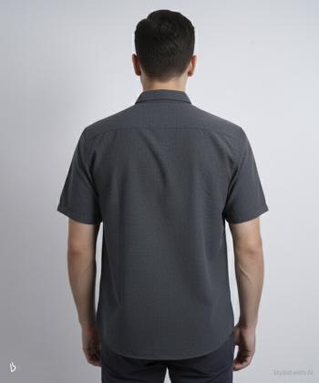 پيراهن آستين كوتاه مردانه برند پي لس كد 1404083