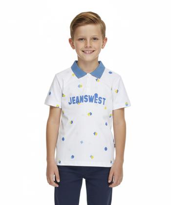 پولوشرت آستین کوتاه پسرانه جین وست مدل 42573527