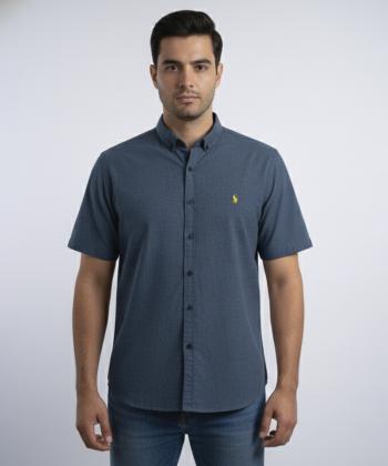 پيراهن آستين كوتاه مردانه برند پي لس كد 1404082