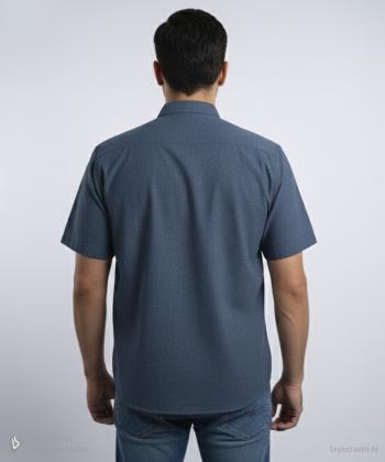 پيراهن آستين كوتاه مردانه برند پي لس كد 1404082