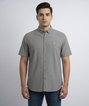 پيراهن آستين كوتاه مردانه برند پي لس كد 1404082