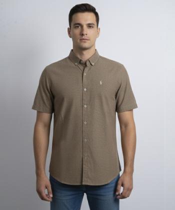 پيراهن آستين كوتاه مردانه برند پي لس كد 1404082